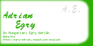 adrian egry business card